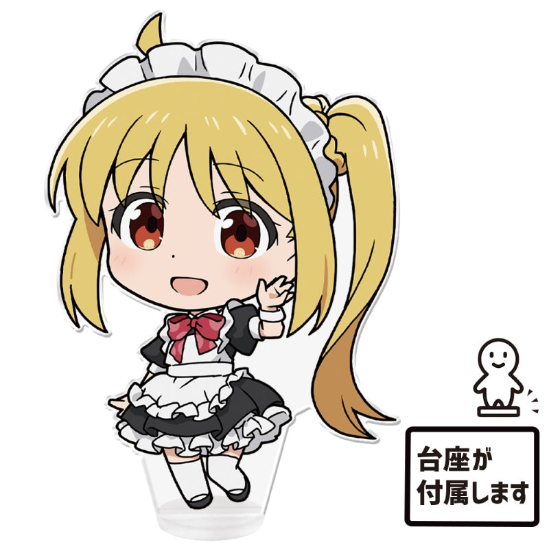 (Goods - Acrylic Stand) Bocchi the Rock! Deka PuniCollle! Acrylic Figure Nijika Ijichi Maid Cloth ver.