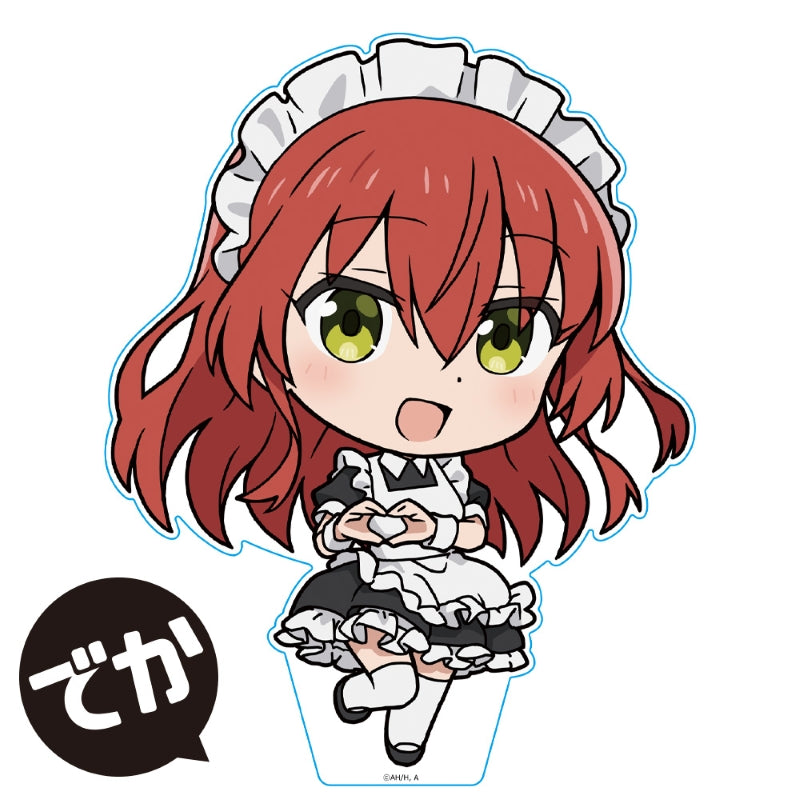 (Goods - Acrylic Stand) Bocchi the Rock! Deka PuniCollle! Acrylic Figure Ikuyo Kita Maid Cloth ver.