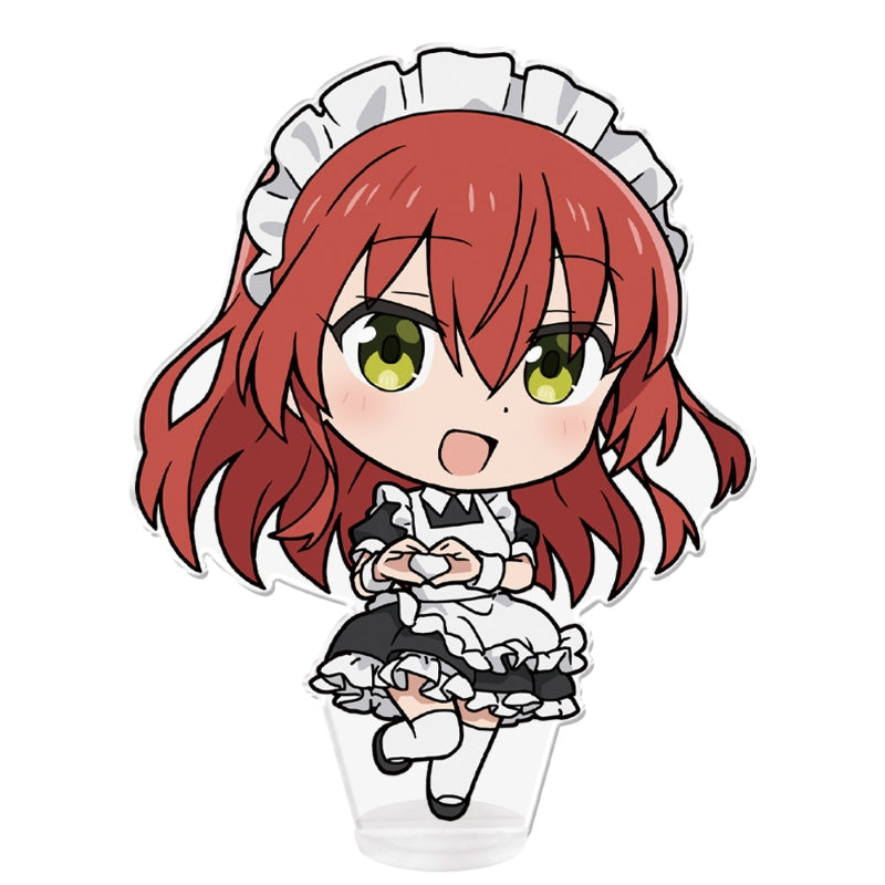 (Goods - Acrylic Stand) Bocchi the Rock! Deka PuniCollle! Acrylic Figure Ikuyo Kita Maid Cloth ver.