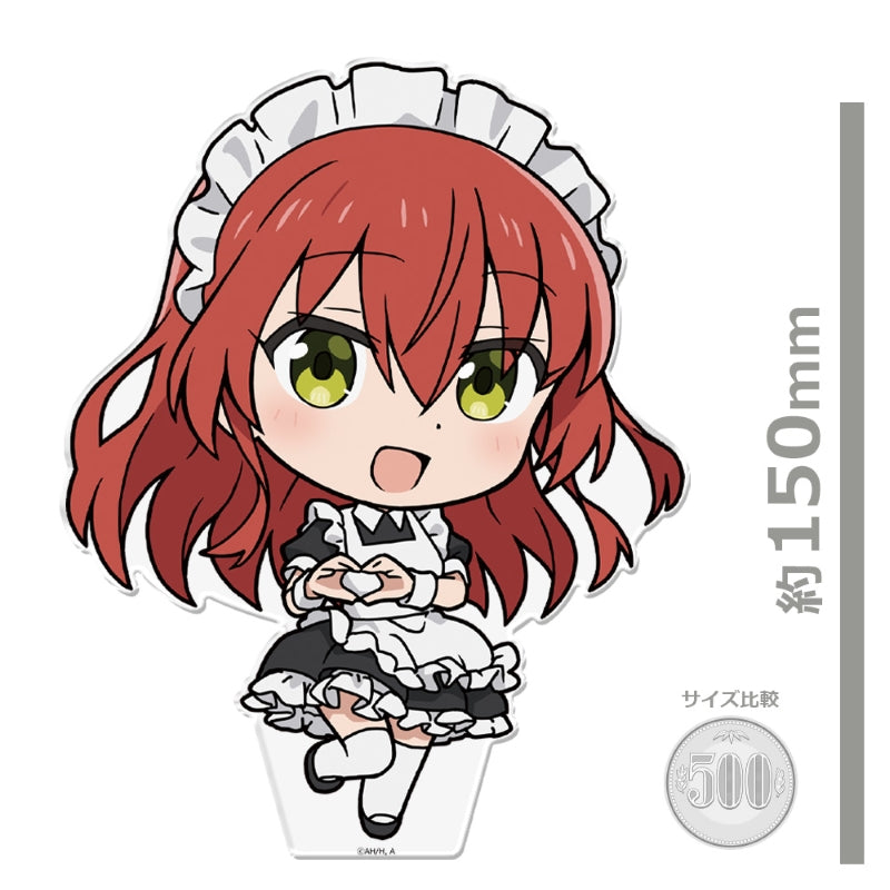 (Goods - Acrylic Stand) Bocchi the Rock! Deka PuniCollle! Acrylic Figure Ikuyo Kita Maid Cloth ver.