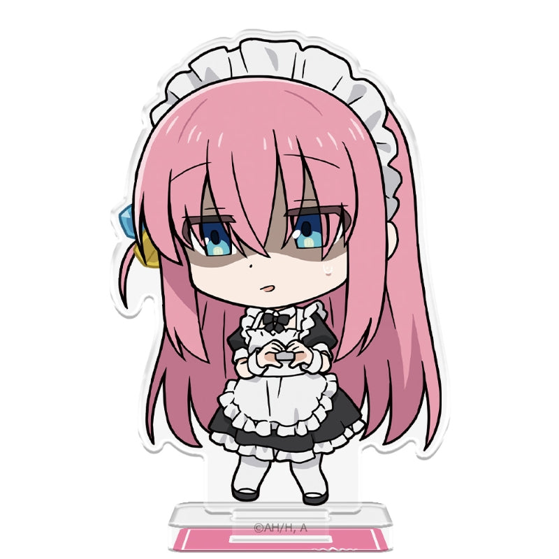 (Goods - Acrylic Stand) Bocchi the Rock! Acrylic Chara Stand Hitori & Nijika & Ryo & Ikuyo Maid Cloth ver. Chibi