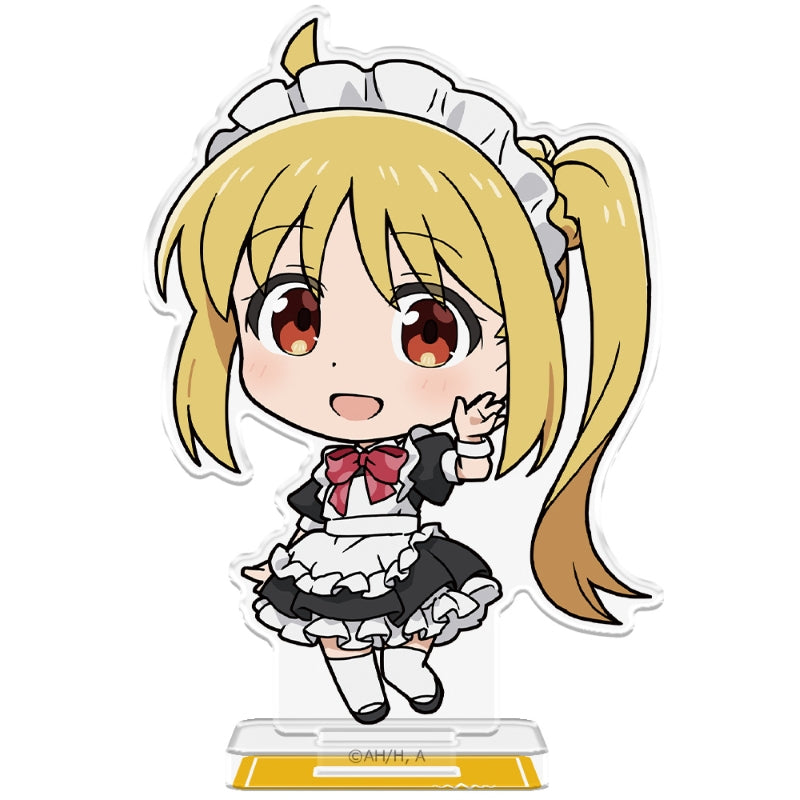 (Goods - Acrylic Stand) Bocchi the Rock! Acrylic Chara Stand Hitori & Nijika & Ryo & Ikuyo Maid Cloth ver. Chibi