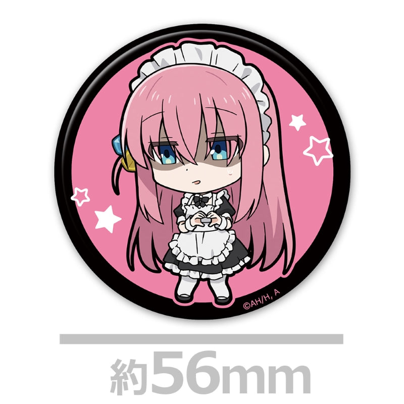(Goods - Badge) Bocchi the Rock! Button Badge Set of 4 Hitori & Nijika & Ryo & Ikuyo Maid Cloth ver.