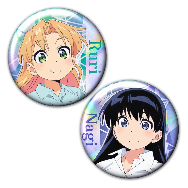 (Goods - Badge) Ruri Rocks Holographic Button BadgeSet of 2 Ruri & Nagi