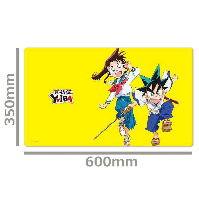 (Goods - Mat) Yaiba: Samurai LegendCharacter Rubber Mat Yaiba & Sayaka