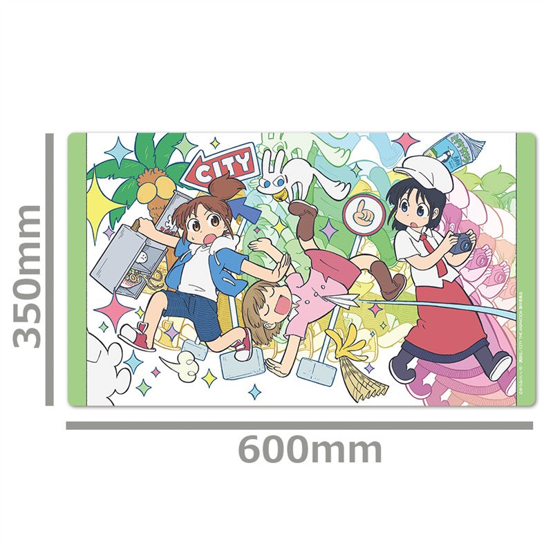 (Goods - Mat) CITY THE ANIMATION Character Rubber Mat Midori Nagumo & Niikura & Wako Izumi