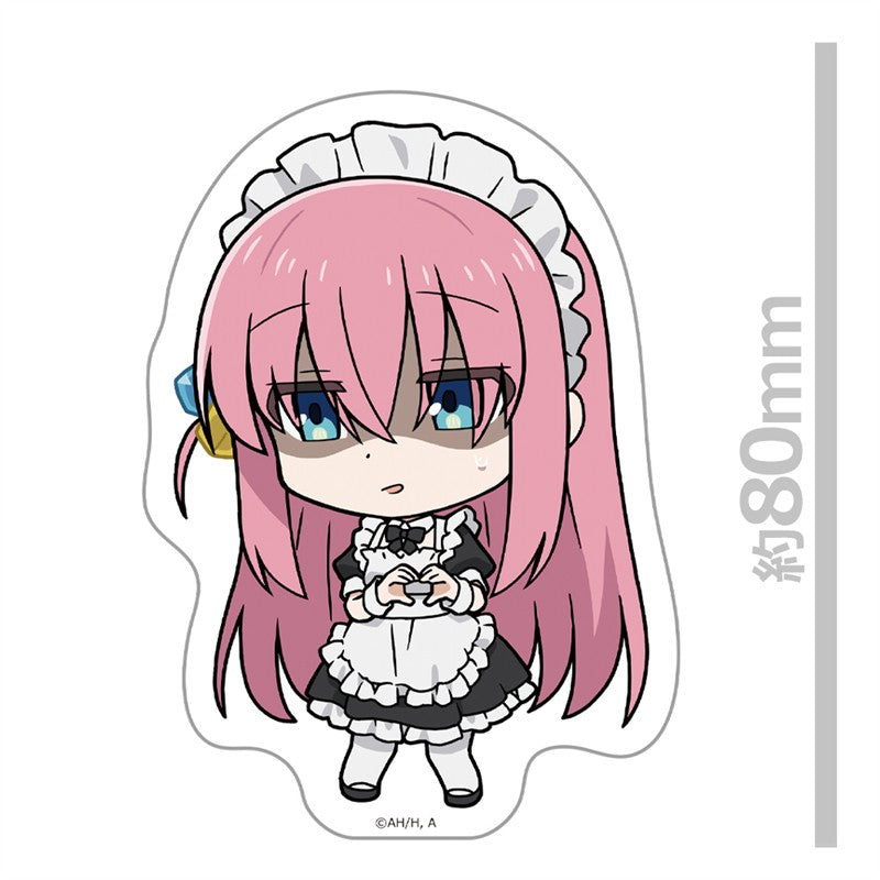 (Goods - Sticker) Bocchi the Rock! Die-cut Sticker Hitori Goto Maid Cloth ver.
