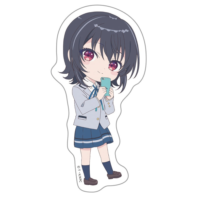 (Goods - Sticker) I Made Friends with the Second Prettiest Girl in My Class Die-cut Sticker Umi Asanagi Chibi ver.
