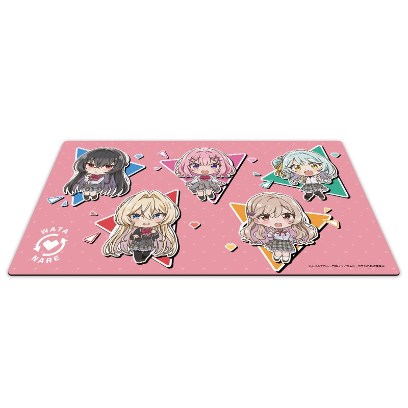 (Goods - Mat) There's No Freaking Way I'll be Your Lover! Unless... Character Rubber Mat Renako & Mai & Ajisai & Satsuki & Kaho Chibi ver.