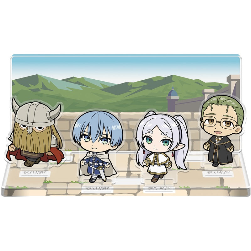 (Goods - Acrylic Stand) Frieren: Beyond Journey's End Tsuitekku Acrylic Diorama Frieren & Himmel & Heiter & Eisen