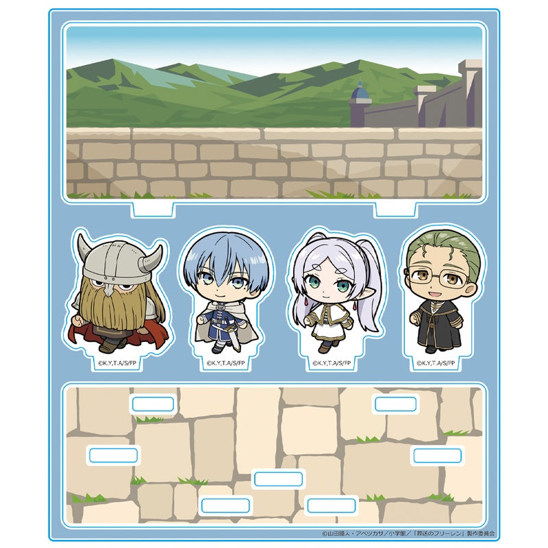 (Goods - Acrylic Stand) Frieren: Beyond Journey's End Tsuitekku Acrylic Diorama Frieren & Himmel & Heiter & Eisen