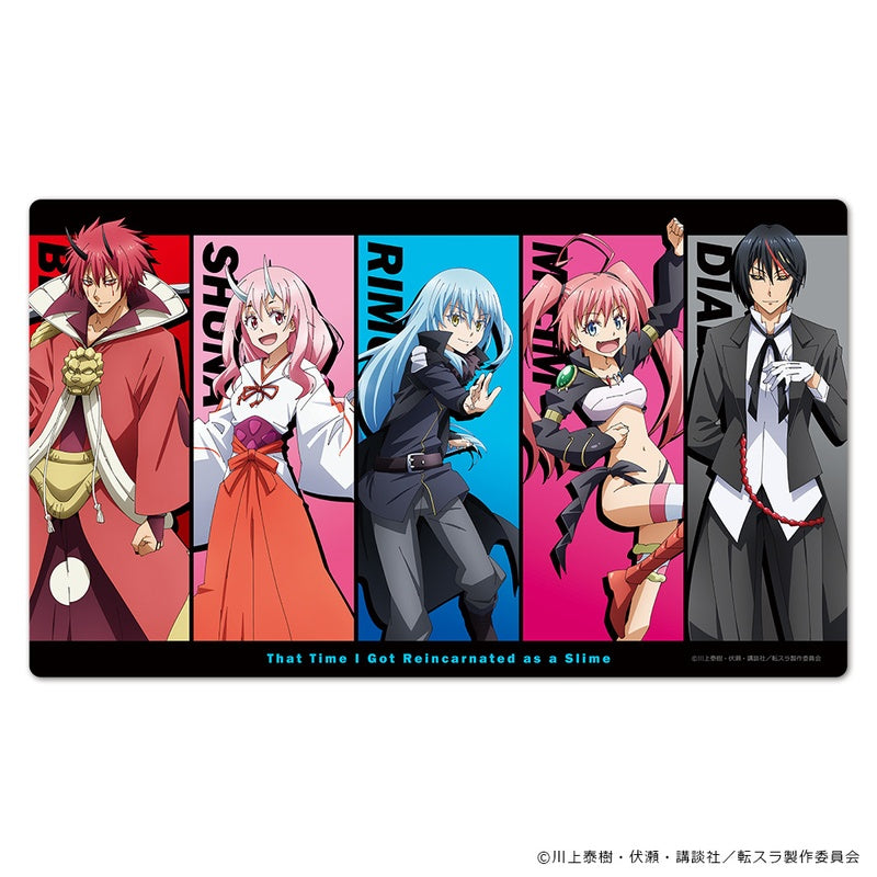 (Goods - Mat) That Time I Got Reincarnated as a Slime Character Rubber Mat Benimaru & Shuna & Rimuru & Milim & Diablo