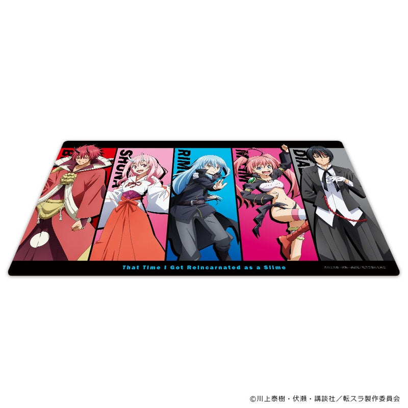 (Goods - Mat) That Time I Got Reincarnated as a Slime Character Rubber Mat Benimaru & Shuna & Rimuru & Milim & Diablo