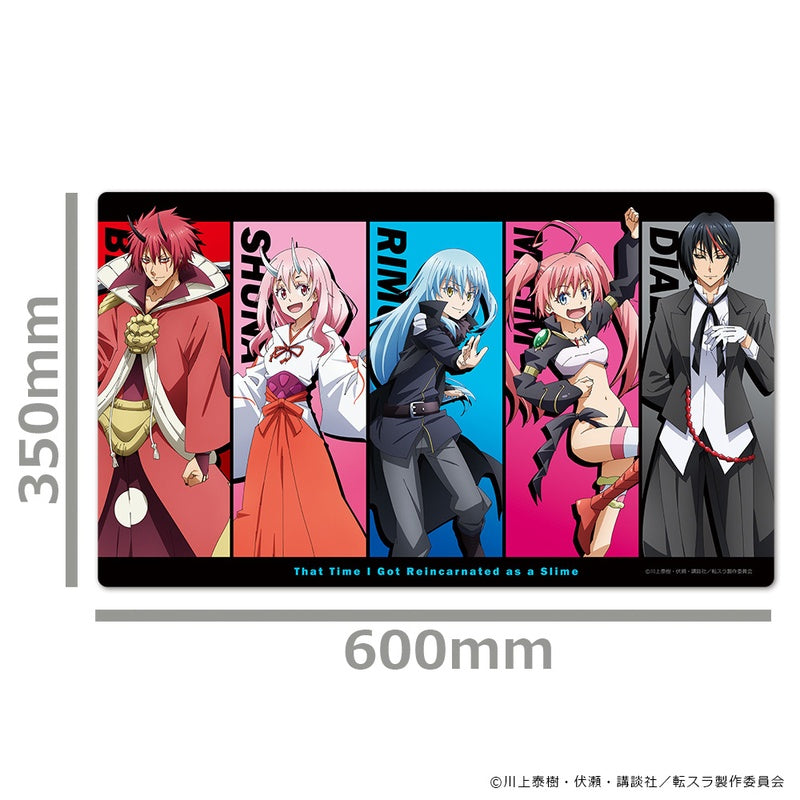 (Goods - Mat) That Time I Got Reincarnated as a Slime Character Rubber Mat Benimaru & Shuna & Rimuru & Milim & Diablo