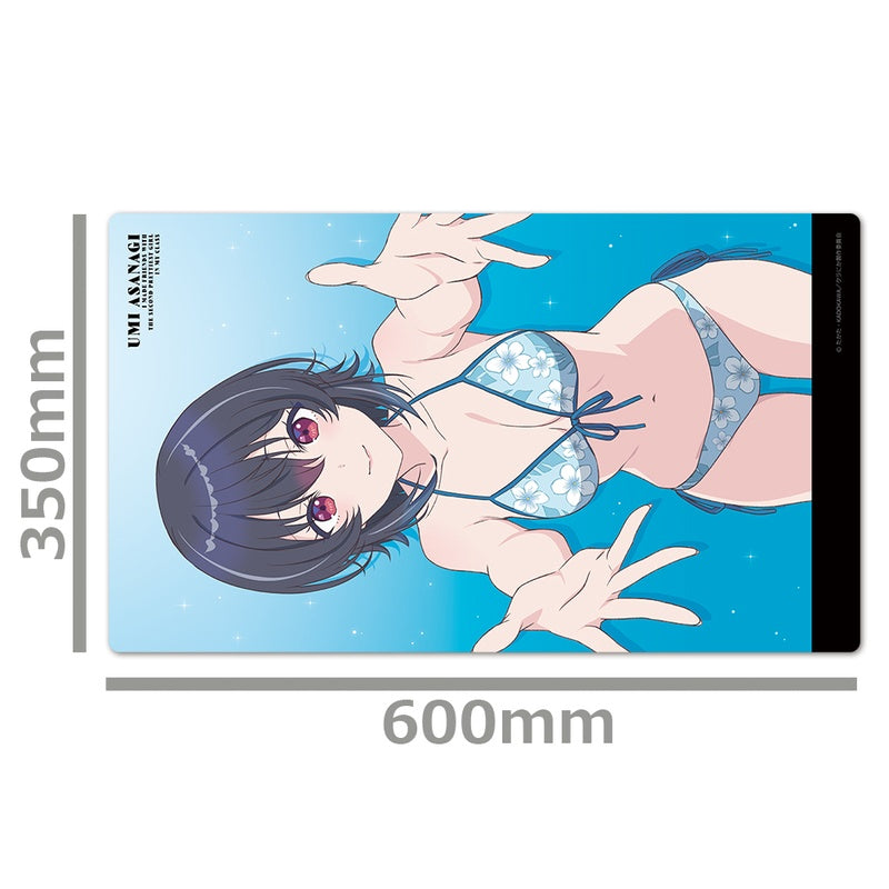 (Goods - Mat) I Made Friends with the Second Prettiest Girl in My Class Character Rubber Mat Umi Asanagi Swimsuit ver.