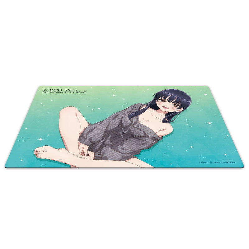 (Goods - Mat) The Dangers in My Heart Character Rubber Mat Anna Yamada Sweater ver.