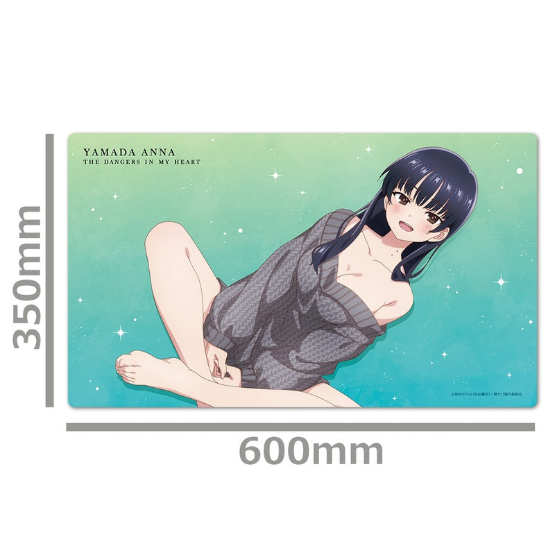 (Goods - Mat) The Dangers in My Heart Character Rubber Mat Anna Yamada Sweater ver.