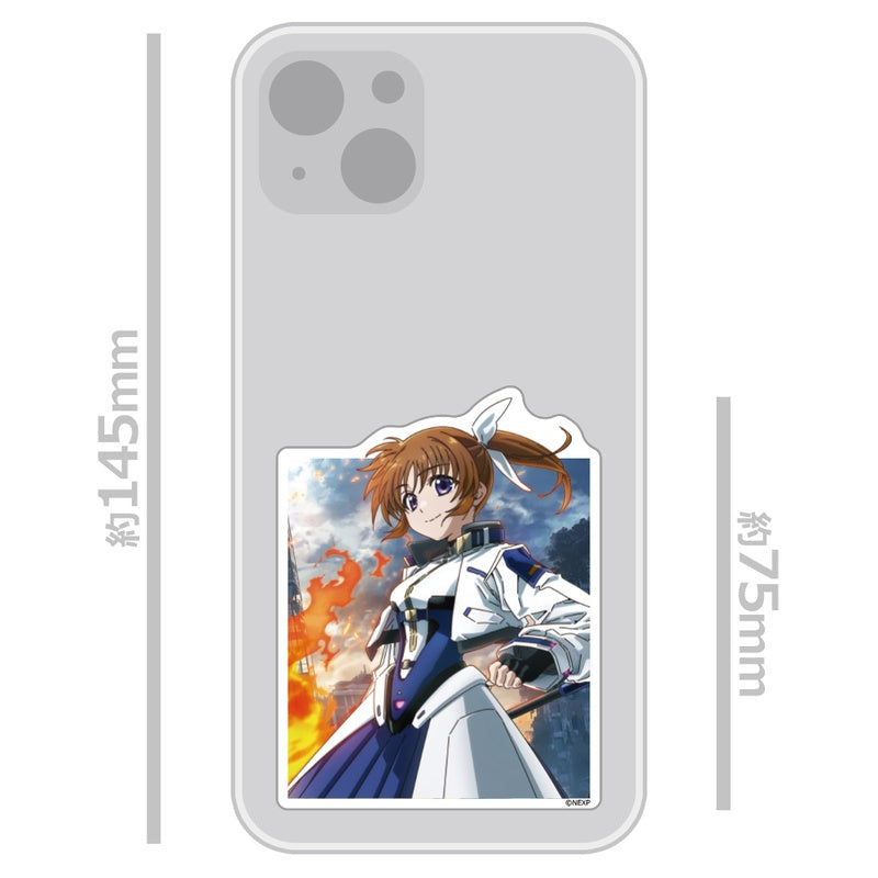 (Goods - Sticker) Magical Girl Lyrical Nanoha EXCEEDS Gun Blaze Vengeance Die-cut Sticker Nanoha