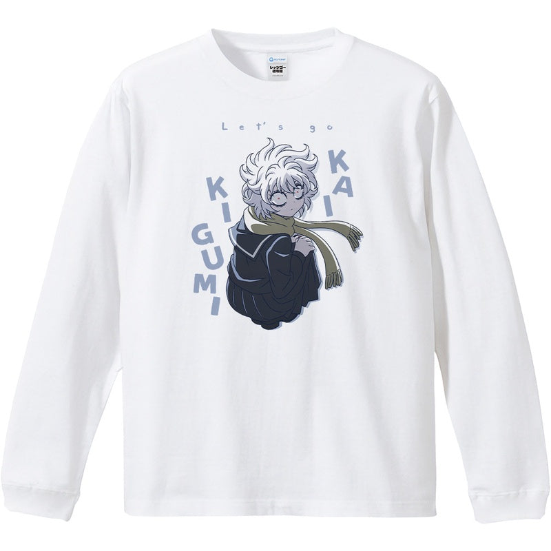 (Goods - Shirt) Let's Go Kaikigumi Long Sleeve T-shirt w/ Ribbing Mechako