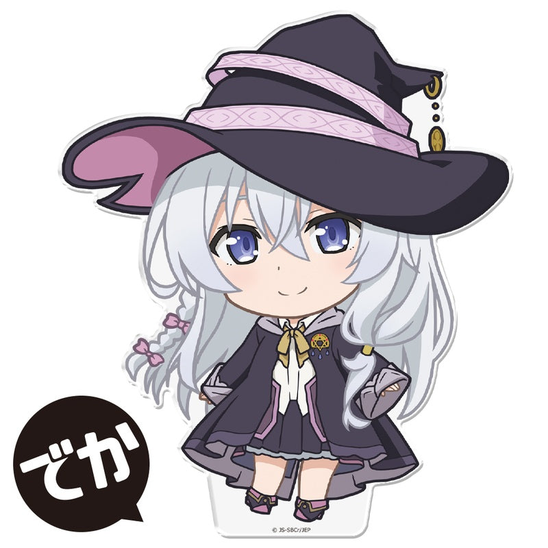 (Goods - Acrylic Stand) Wandering Witch: The Journey of Elaina Deka PuniColle! Acrylic Figure Elaina