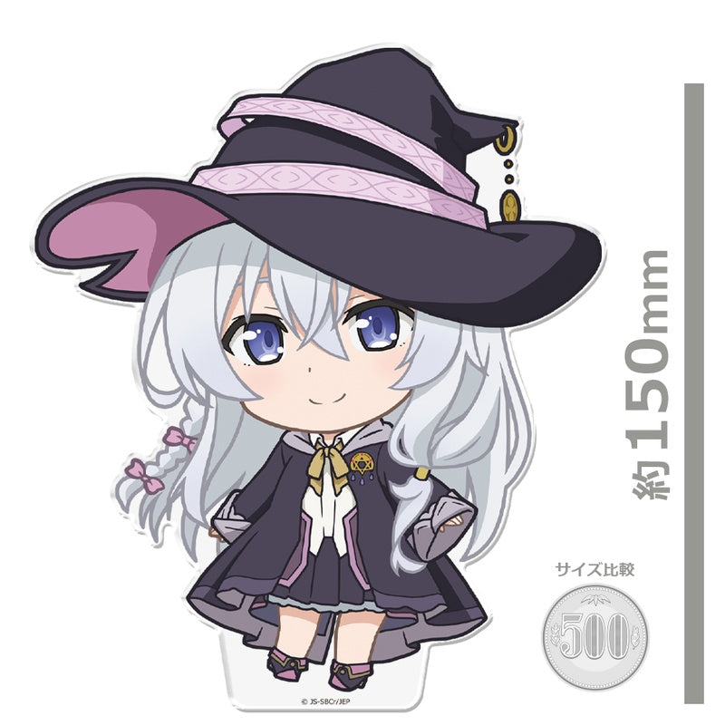 (Goods - Acrylic Stand) Wandering Witch: The Journey of Elaina Deka PuniColle! Acrylic Figure Elaina