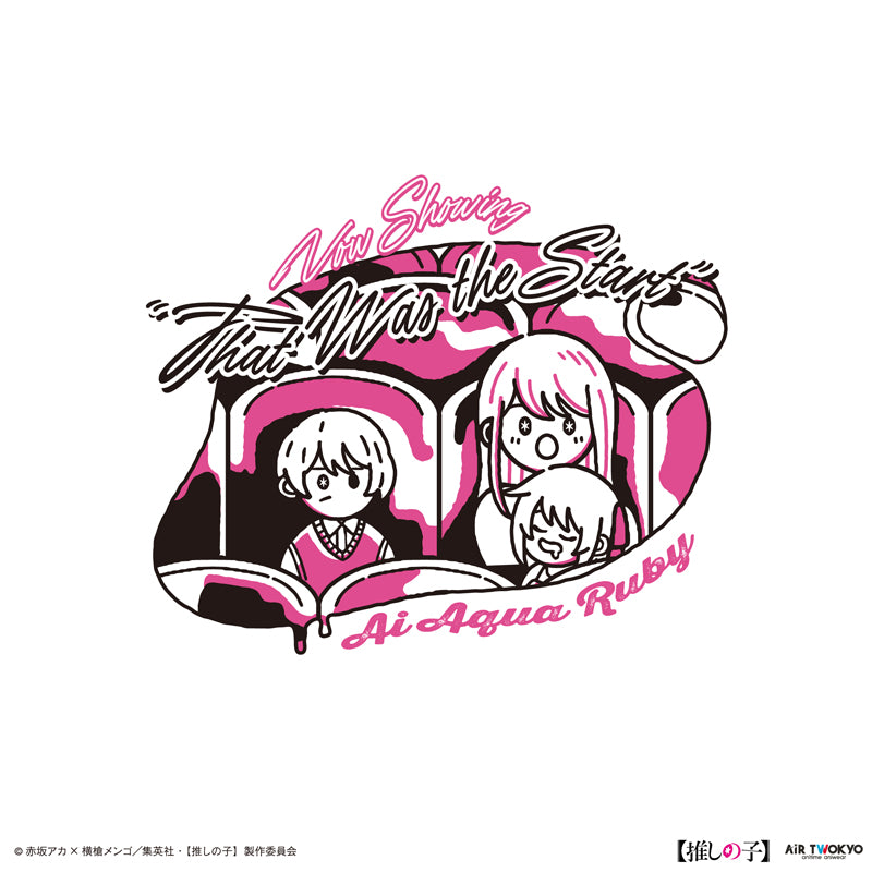 (Goods - Shirt) TV Anime Oshi no Ko Vol.2 Monotone Scene Art T-shirt 1 (Ai) White