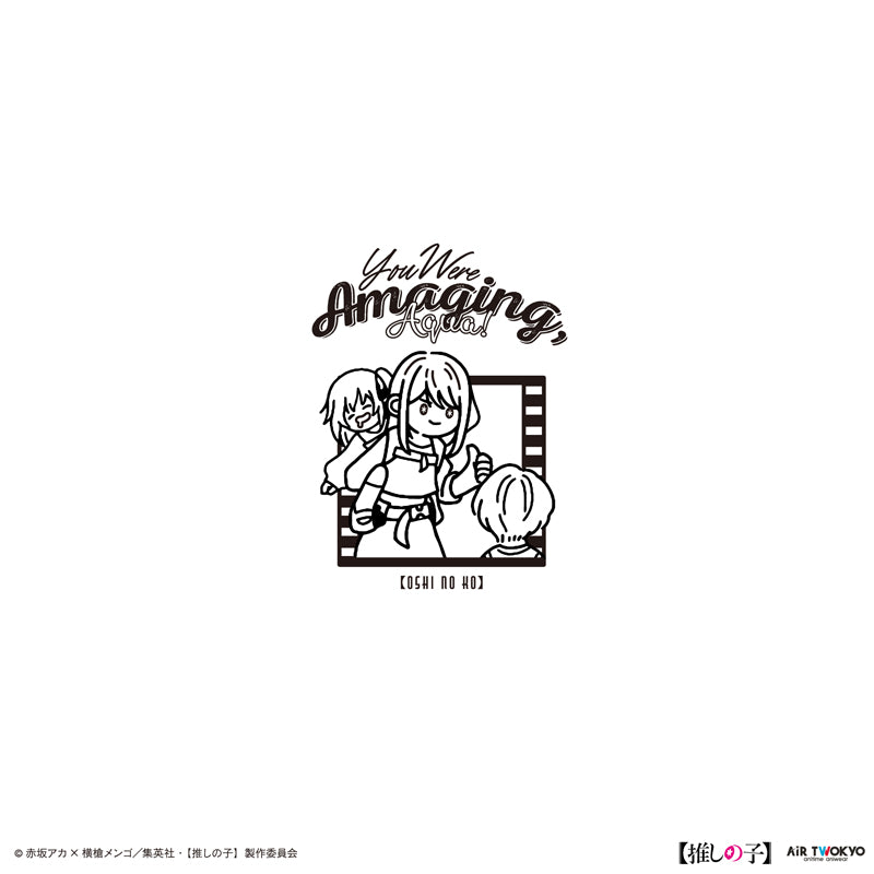 (Goods - Shirt) TV Anime Oshi no Ko Vol.2 Monotone Scene Art T-shirt 1 (Ai) White