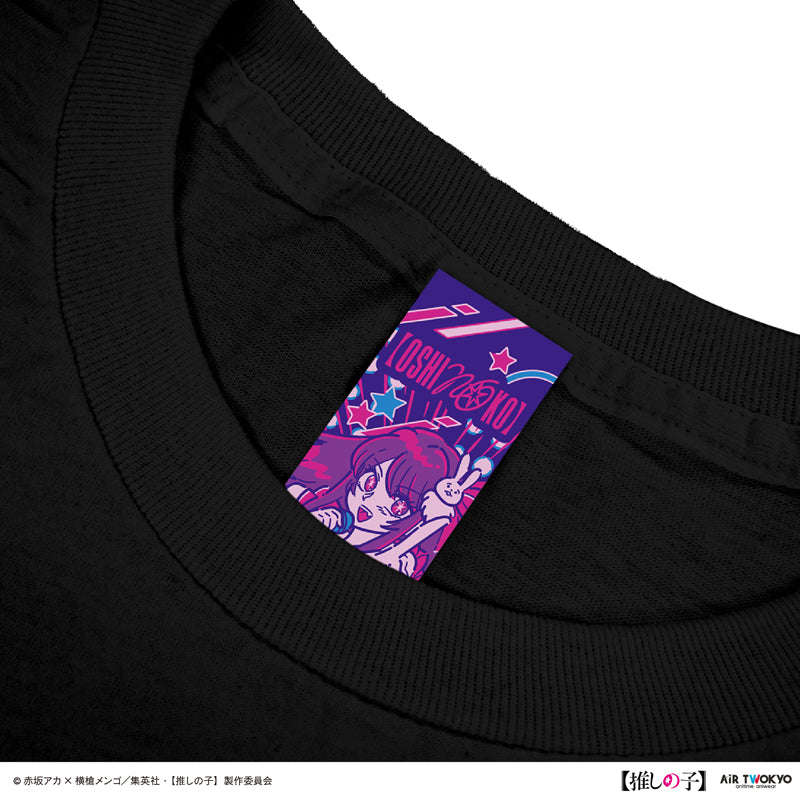 (Goods - Shirt) TV Anime Oshi no Ko Vol.2 Monotone Scene Art T-shirt 1 (Ai) Black