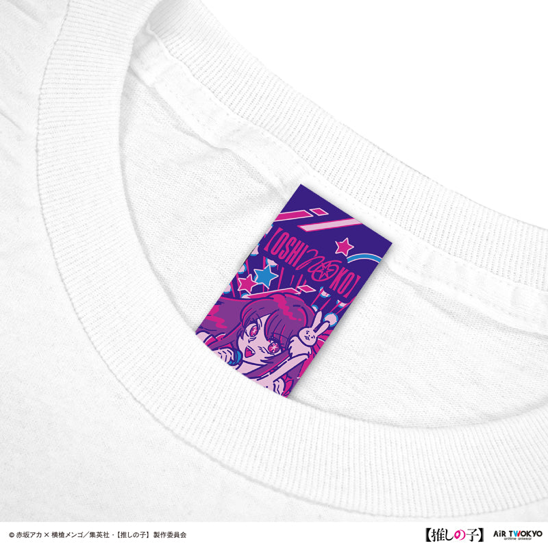 (Goods - Shirt) TV Anime Oshi no Ko Vol.2 Monotone Scene Art T-shirt 3 (Ruby) White