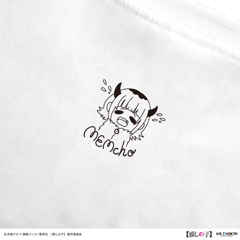 (Goods - Shirt) TV Anime Oshi no Ko Vol.2 Monotone Scene Art T-shirt 6 (MEM-cho) White