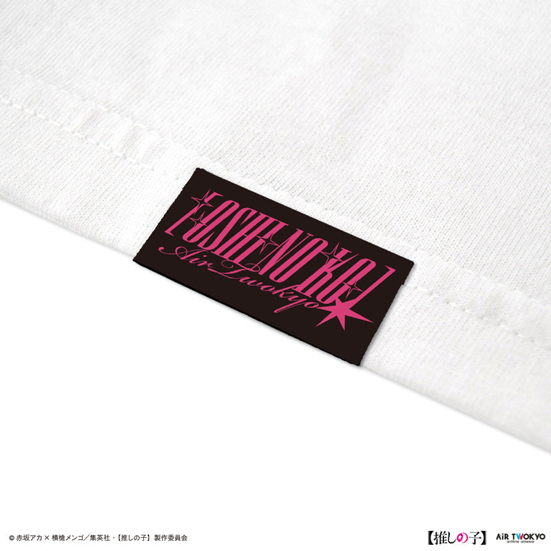 (Goods - Shirt) TV Anime Oshi no Ko Vol.2 Monotone Scene Art T-shirt 5 (Akane Kurokawa & Aqua) White