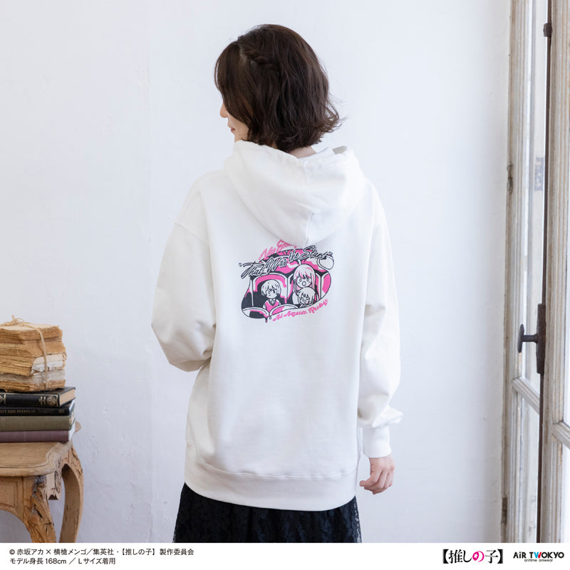 (Goods - Shirt) TV Anime Oshi no Ko Vol.2 Monotone Scene Art Hoodie1 (Ai) White