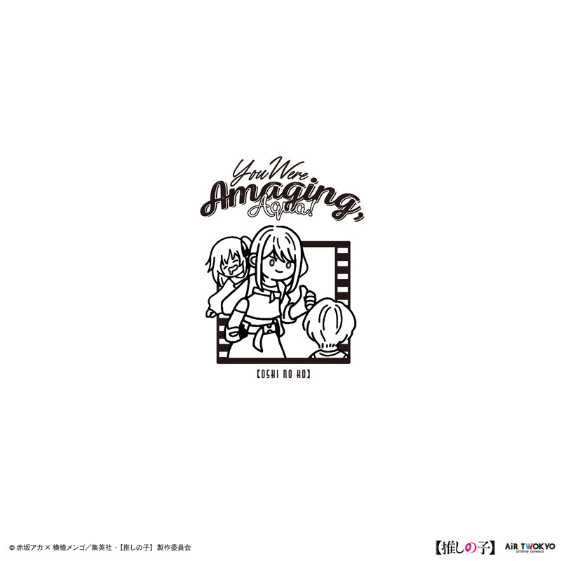 (Goods - Shirt) TV Anime Oshi no Ko Vol.2 Monotone Scene Art Hoodie1 (Ai) White