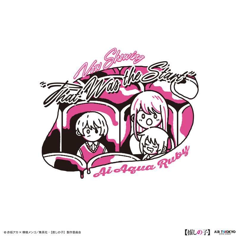 (Goods - Shirt) TV Anime Oshi no Ko Vol.2 Monotone Scene Art Hoodie1 (Ai) White