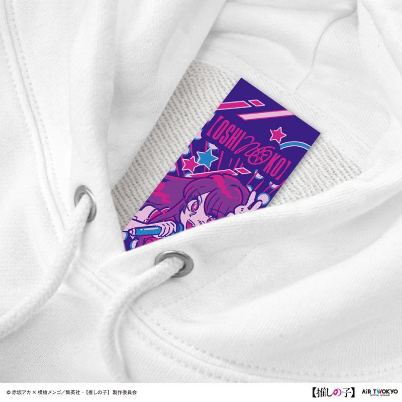 (Goods - Shirt) TV Anime Oshi no Ko Vol.2 Monotone Scene Art Hoodie 6 (MEM-cho) White