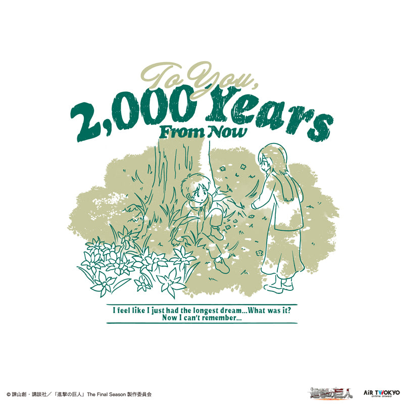 (Goods - Shirt) TV Anime Attack on Titan Scene Art Shirt 1 (To You, 2000 Years From Now)