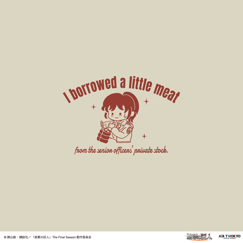 (Goods - Shirt) TV Anime Attack on Titan Scene Art Shirt 2 (A steamed potato, sir.)