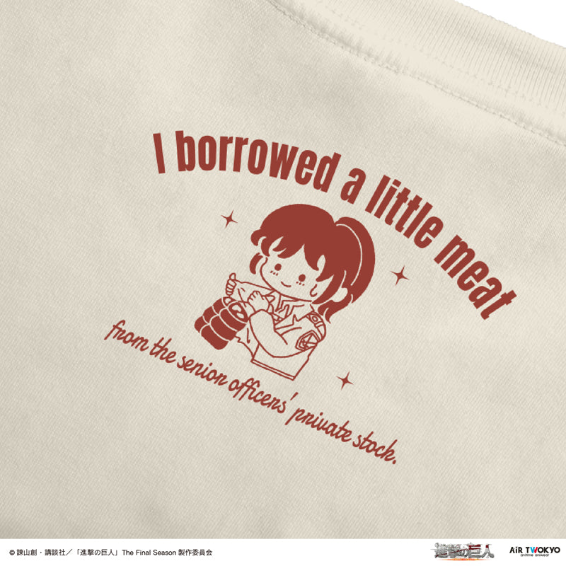 (Goods - Shirt) TV Anime Attack on Titan Scene Art Shirt 2 (A steamed potato, sir.)