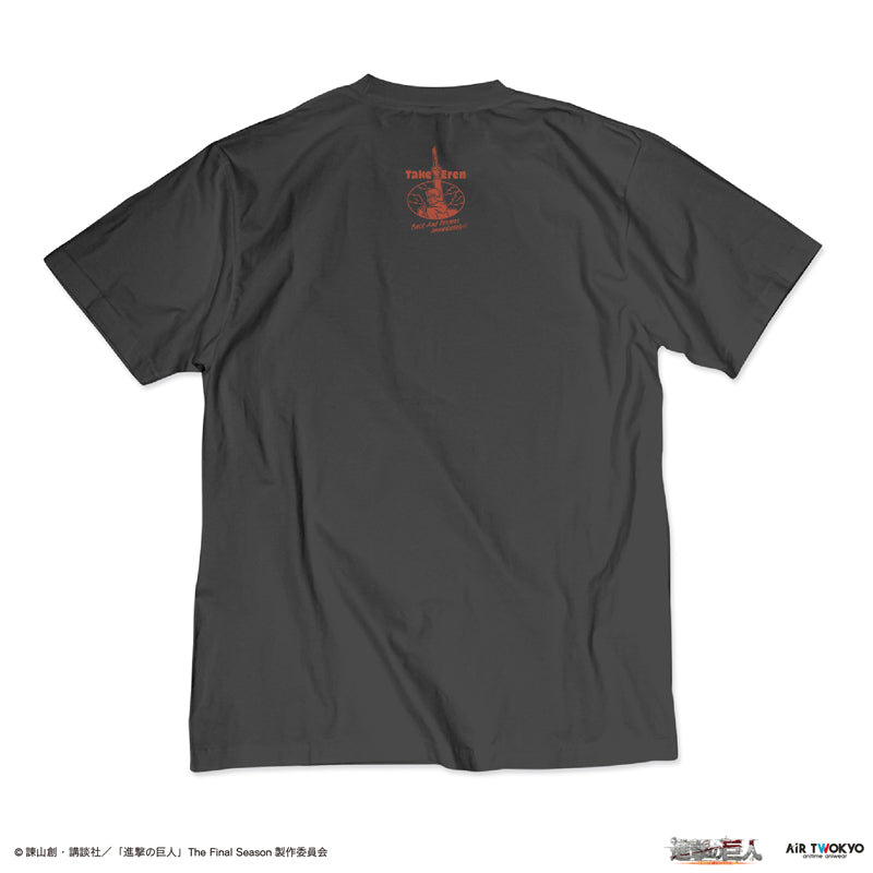 (Goods - Shirt) TV Anime Attack on Titan Scene Art Shirt 3 (Real Salute)
