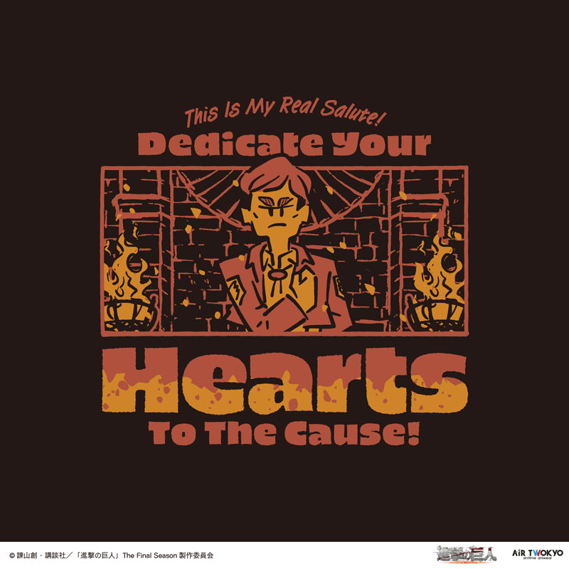 (Goods - Shirt) TV Anime Attack on Titan Scene Art Shirt 3 (Real Salute)