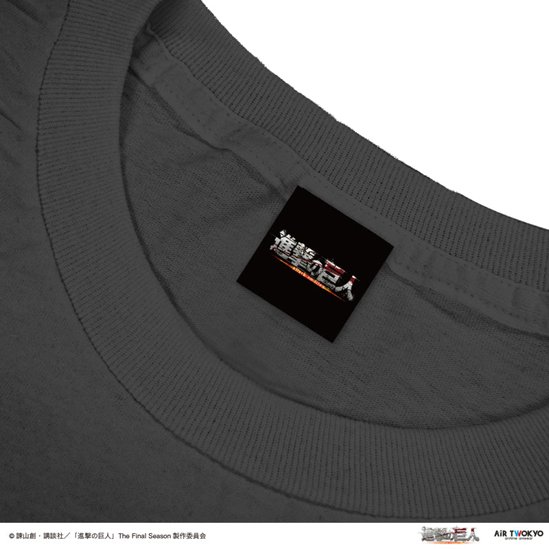 (Goods - Shirt) TV Anime Attack on Titan Scene Art Shirt 3 (Real Salute)