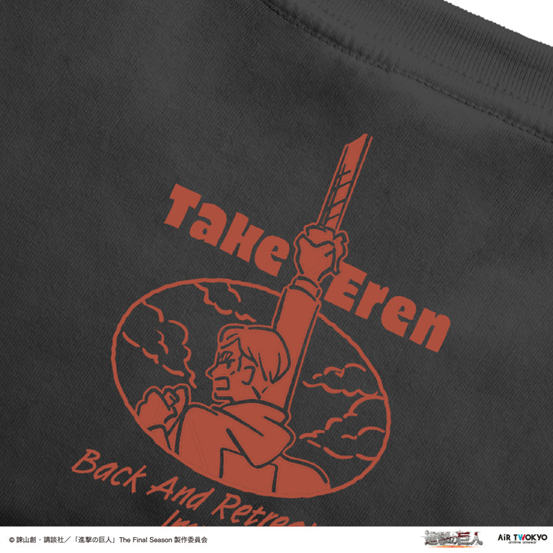 (Goods - Shirt) TV Anime Attack on Titan Scene Art Shirt 3 (Real Salute)