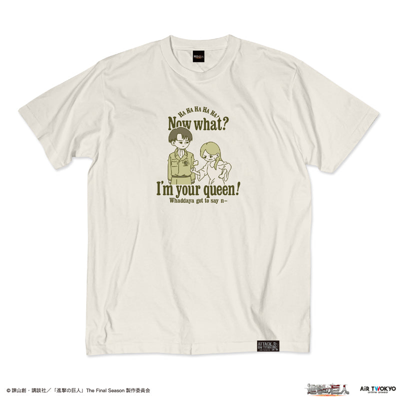 (Goods - Shirt) TV Anime Attack on Titan Scene Art Shirt 4 (I'm your queen!)