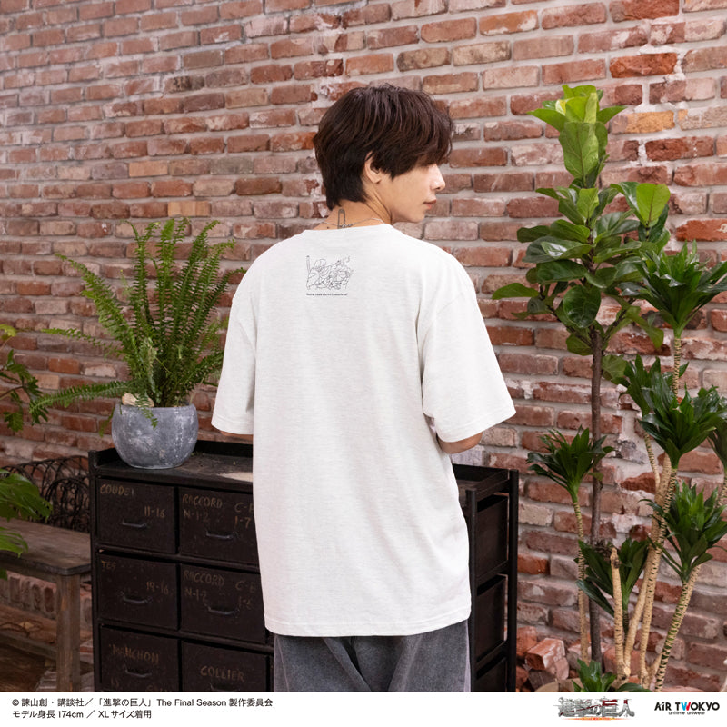 (Goods - Shirt) TV Anime Attack on Titan Scene Art Shirt 5 (Eren no Ieee Gaaaaaa)