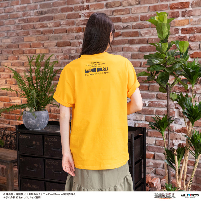 (Goods - Shirt) TV Anime Attack on Titan Scene Art Shirt 6 (I'll wrap you up in it again...again and again. Forever.)