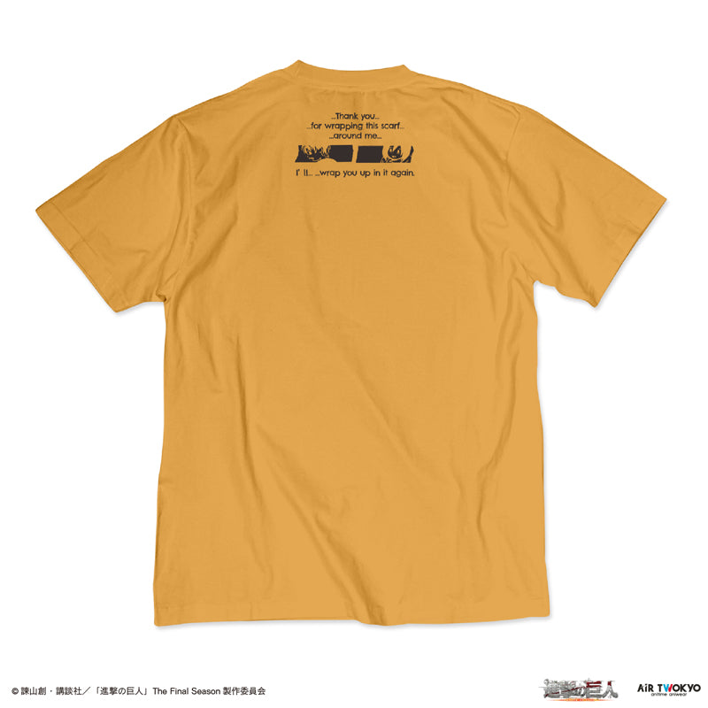 (Goods - Shirt) TV Anime Attack on Titan Scene Art Shirt 6 (I'll wrap you up in it again...again and again. Forever.)