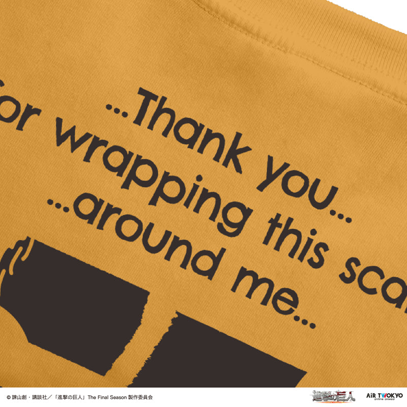 (Goods - Shirt) TV Anime Attack on Titan Scene Art Shirt 6 (I'll wrap you up in it again...again and again. Forever.)