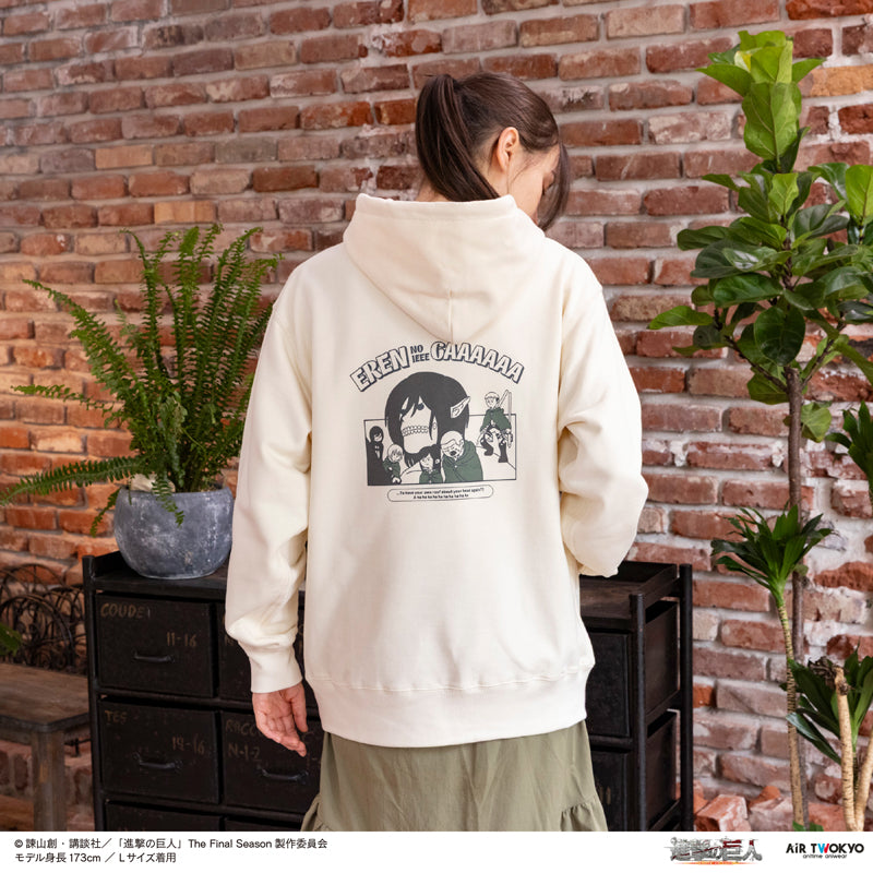 (Goods - Outerwear) TV Anime Attack on Titan Scene Art Hoodie 1 (Eren no Ieee Gaaaaaa)