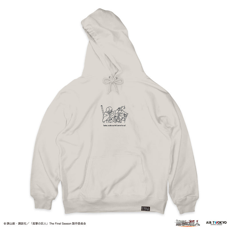(Goods - Outerwear) TV Anime Attack on Titan Scene Art Hoodie 1 (Eren no Ieee Gaaaaaa)