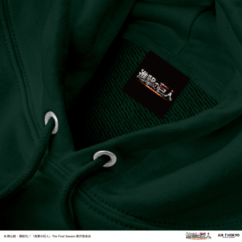(Goods - Outerwear) TV Anime Attack on Titan Scene Art Hoodie 3 (I'll wrap you up in it again...again and again. Forever.)